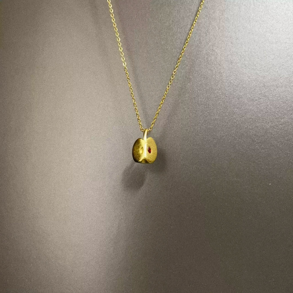 Vintage Ping An Fruit Necklace