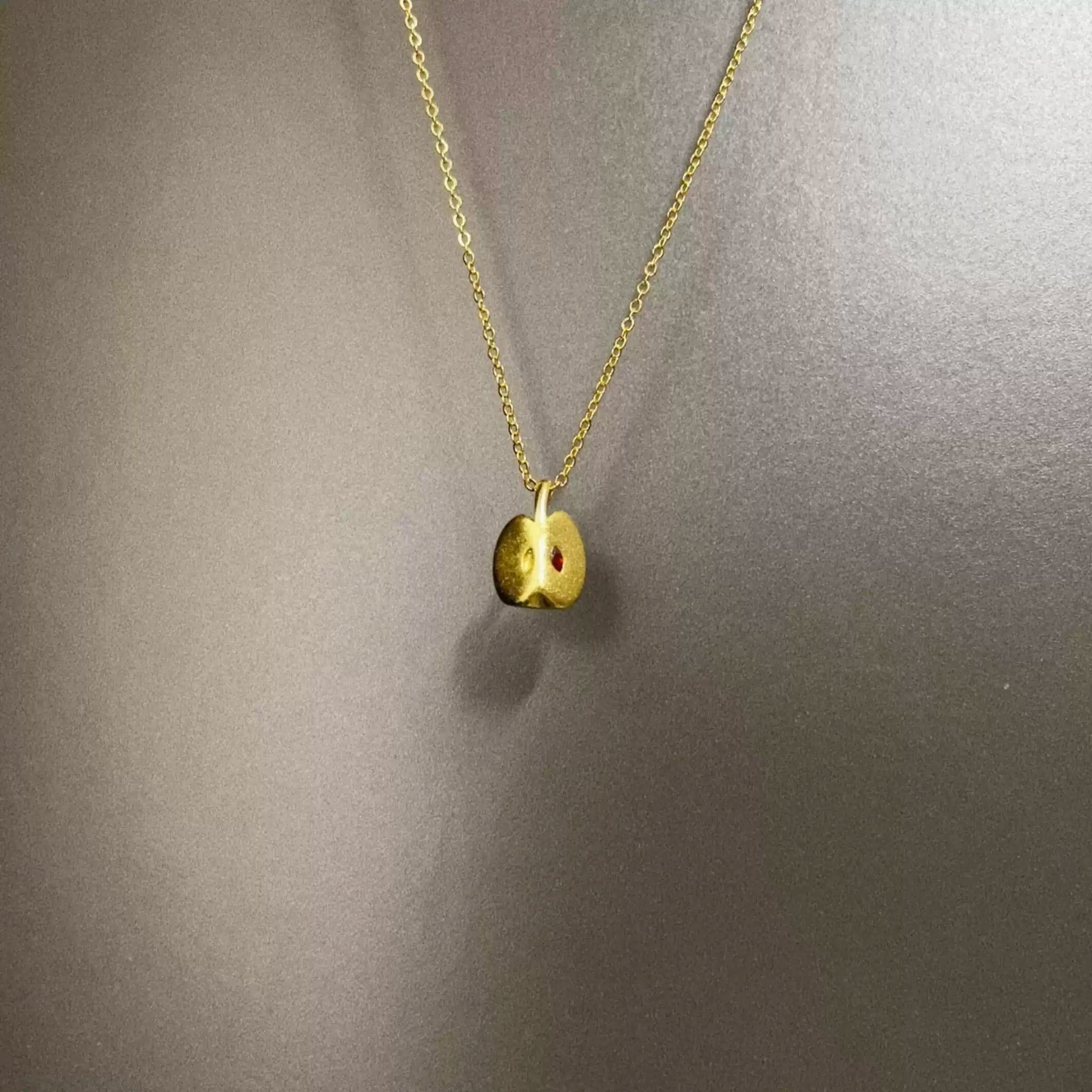 Vintage Ping An Fruit Necklace