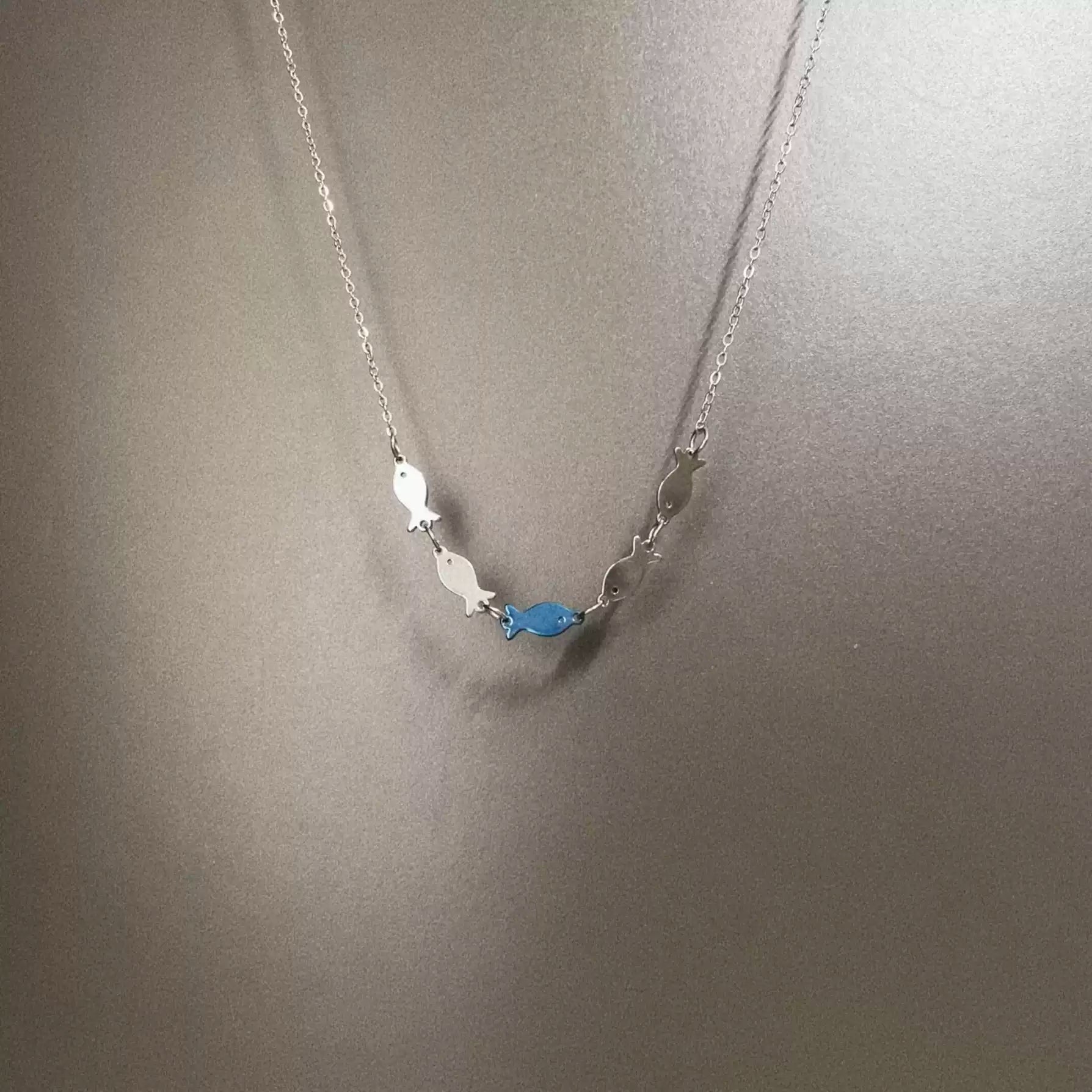Vintage Up Against the Tide Necklace