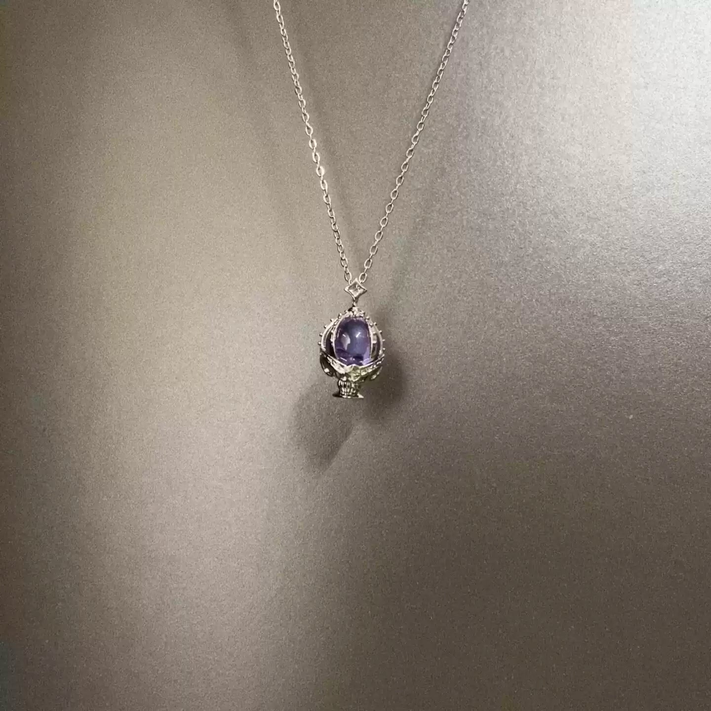 Vintage Magic Castle Soul Gem Necklace