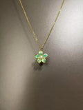 Vintage Pearl Cherry Blossom Necklace