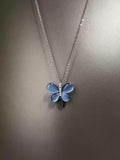 Vintage Water Drop Butterfly Necklace
