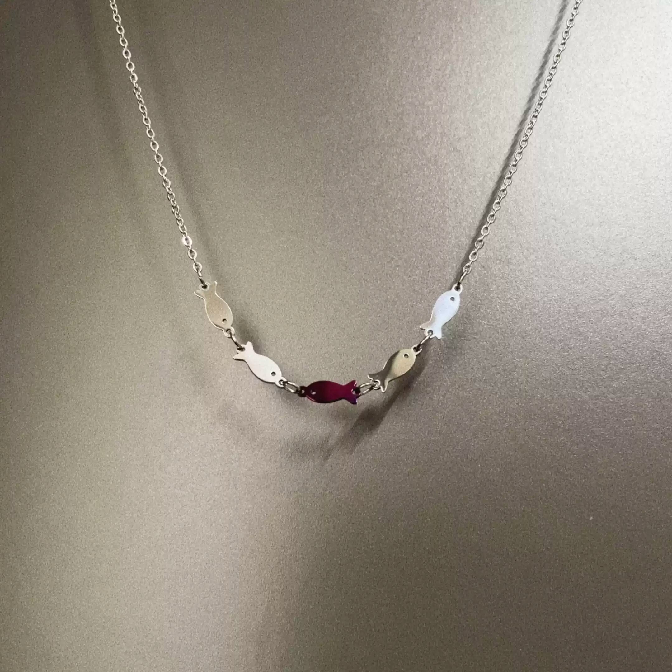 Vintage Up Against the Tide Necklace